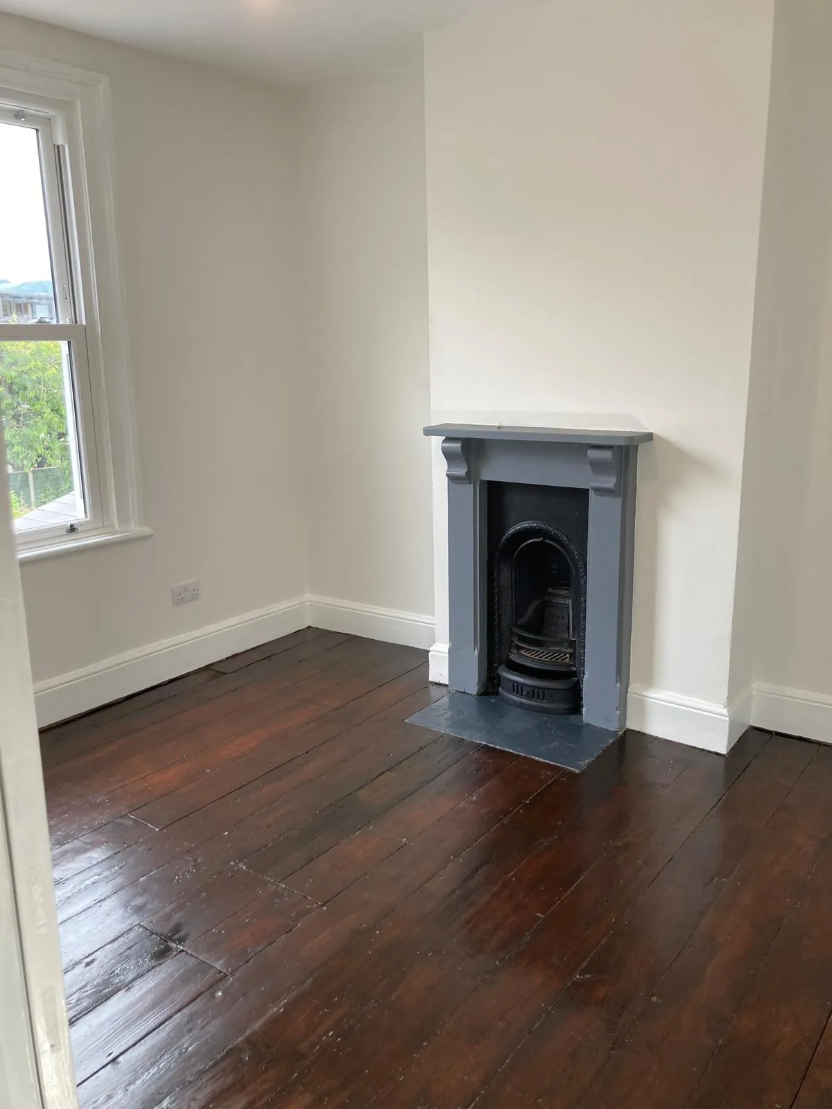 Fully refinished fireplace